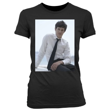 Adam Brody Women's Junior Cut Crewneck T-Shirt