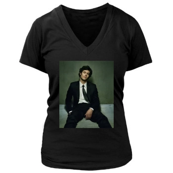 Adam Brody Women's Deep V-Neck TShirt