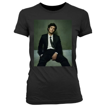 Adam Brody Women's Junior Cut Crewneck T-Shirt