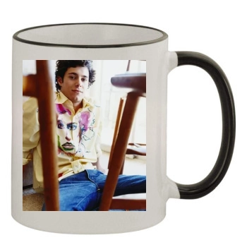 Adam Brody 11oz Colored Rim & Handle Mug