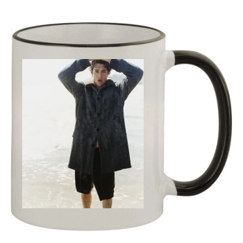 Adam Brody 11oz Colored Rim & Handle Mug