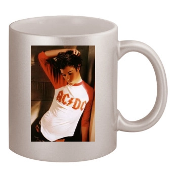 Adam Brody 11oz Metallic Silver Mug