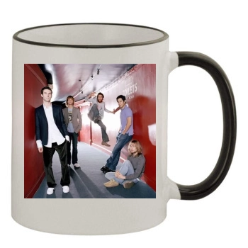 Adam Levine 11oz Colored Rim & Handle Mug