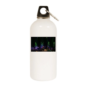 Adam Levine White Water Bottle With Carabiner