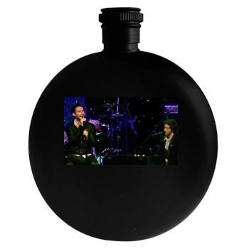 Adam Levine Round Flask