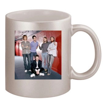 Adam Levine 11oz Metallic Silver Mug