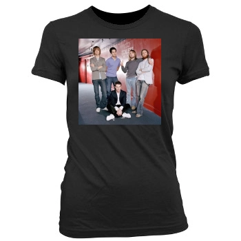 Adam Levine Women's Junior Cut Crewneck T-Shirt