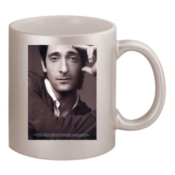 Adrien Brody 11oz Metallic Silver Mug