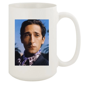 Adrien Brody 15oz White Mug