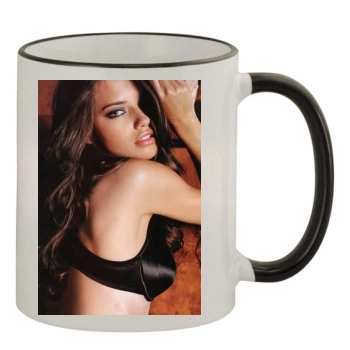 Adriana Lima 11oz Colored Rim & Handle Mug