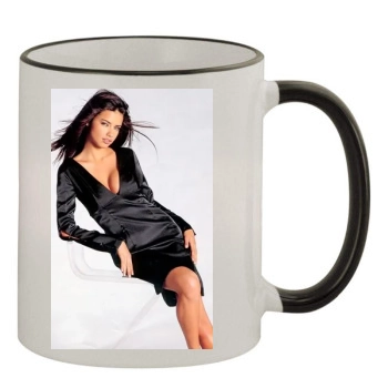 Adriana Lima 11oz Colored Rim & Handle Mug