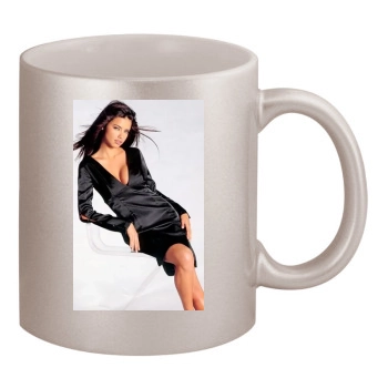 Adriana Lima 11oz Metallic Silver Mug