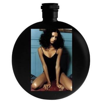 Adriana Lima Round Flask