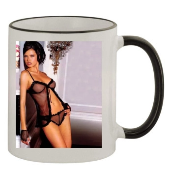 Adriana Lima 11oz Colored Rim & Handle Mug