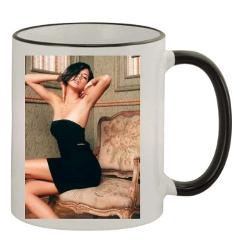 Adriana Lima 11oz Colored Rim & Handle Mug