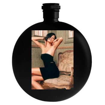 Adriana Lima Round Flask