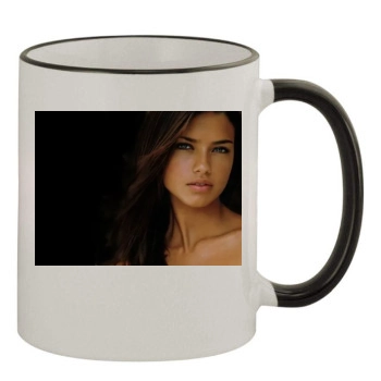 Adriana Lima 11oz Colored Rim & Handle Mug