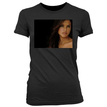 Adriana Lima Women's Junior Cut Crewneck T-Shirt