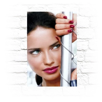 Adriana Lima Metal Wall Art