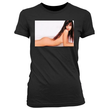 Adriana Lima Women's Junior Cut Crewneck T-Shirt