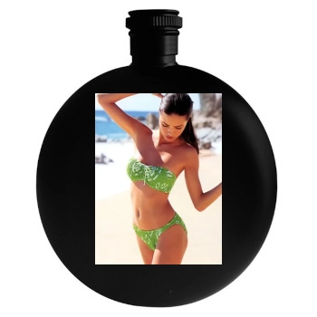 Adriana Lima Round Flask