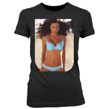 Adriana Lima Women's Junior Cut Crewneck T-Shirt