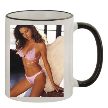 Adriana Lima 11oz Colored Rim & Handle Mug