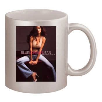 Adriana Lima 11oz Metallic Silver Mug