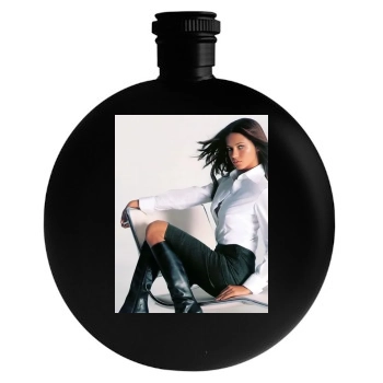 Adriana Lima Round Flask