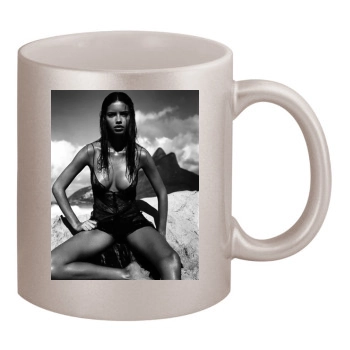 Adriana Lima 11oz Metallic Silver Mug