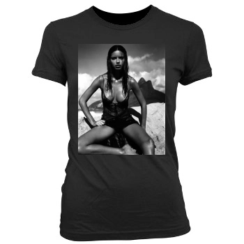 Adriana Lima Women's Junior Cut Crewneck T-Shirt