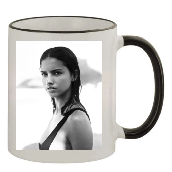 Adriana Lima 11oz Colored Rim & Handle Mug