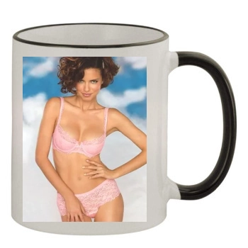 Adriana Lima 11oz Colored Rim & Handle Mug