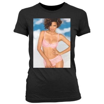 Adriana Lima Women's Junior Cut Crewneck T-Shirt