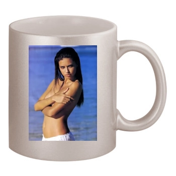 Adriana Lima 11oz Metallic Silver Mug