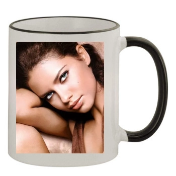 Adriana Lima 11oz Colored Rim & Handle Mug