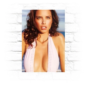 Adriana Lima Metal Wall Art