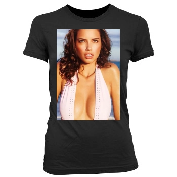 Adriana Lima Women's Junior Cut Crewneck T-Shirt