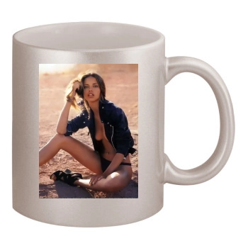 Adriana Lima 11oz Metallic Silver Mug