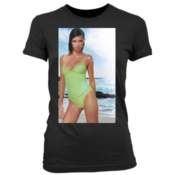 Adriana Lima Women's Junior Cut Crewneck T-Shirt