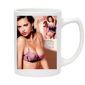 Adriana Lima 14oz White Statesman Mug