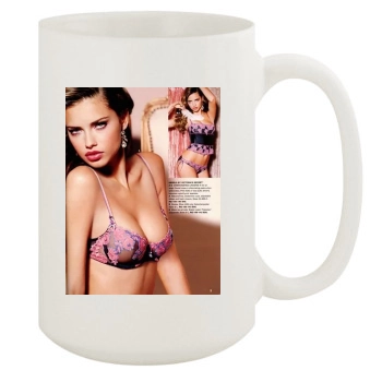 Adriana Lima 15oz White Mug