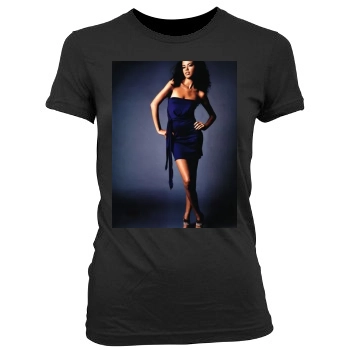 Adriana Lima Women's Junior Cut Crewneck T-Shirt