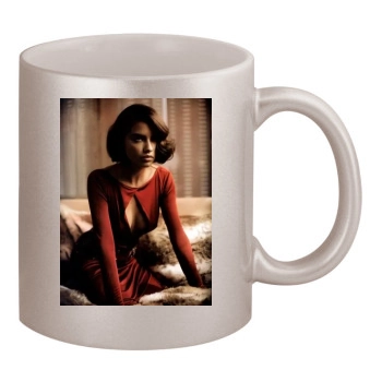 Adriana Lima 11oz Metallic Silver Mug