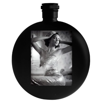 Adriana Lima Round Flask