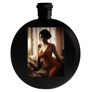 Adriana Lima Round Flask