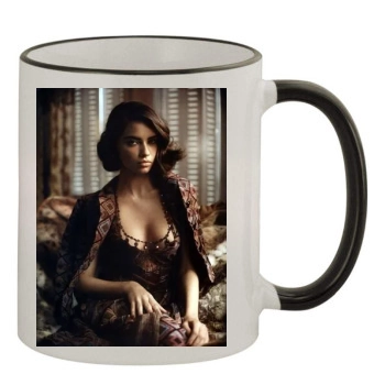 Adriana Lima 11oz Colored Rim & Handle Mug