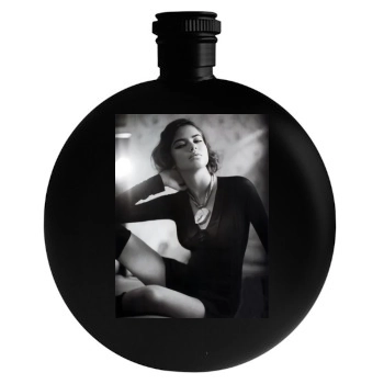 Adriana Lima Round Flask