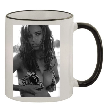 Adriana Lima 11oz Colored Rim & Handle Mug