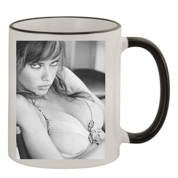 Adriana Lima 11oz Colored Rim & Handle Mug